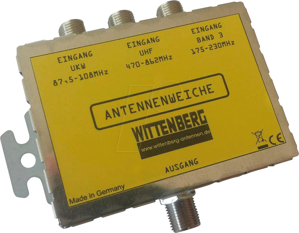 WIT K-103108 - Antennenweiche UKW, DAB+, UHF von WITTENBERG