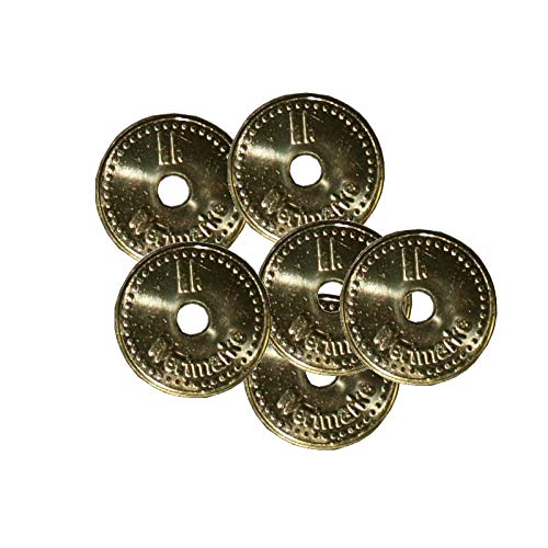 WITTKOWARE 7011 Standard-Wertmarken, 25,9x1,7mm/Loch 5,2mm, Messing, 100 Stück WITTKOWARE 7011 Standard-Wertmarken, 25,9x1,7mm/Loch 5,2mm, Messing, 100 Stück von WITTKOWARE