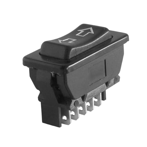WITTKOWARE KFZ Fensterheber-Taster mit Pfeil-Symbolen (Gleichstrommotor-Wendeschalter, AUF/AB oder Links/Rechts), max. 20A, 12V/DC von WITTKOWARE