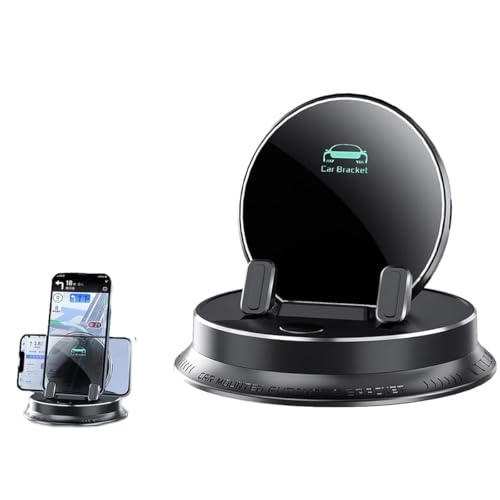 WIWIDANG Deloyye Handy Halterung, Multifunktionaler Handyhalter Handyhalterung Auto 360° Rotatable Anti-Rutsch-Armaturenbrett Handy Halterung (1PCS) von WIWIDANG