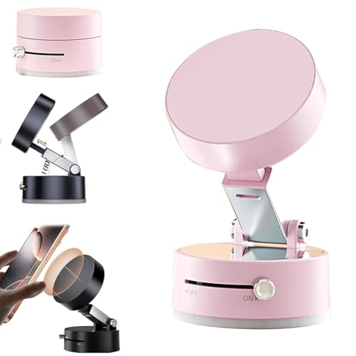 WIWIDANG Magnetischer Handyhalter 360° Drehbar, Autohalterung, Magnet Handyhalterung Fürs Auto, Handyhalterung Auto Magnet, Handyhalterungs Autor Runde Lüftung (Pink) von WIWIDANG
