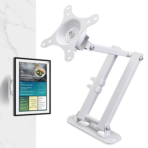 WIYETY TV Monitor Wandhalterung Schwenkbar: TV Wandhalterung für Show 15 Verstellbare Halterung Universal Monitor Halterung Wand für 10-32 Zoll 100x100, 75x75mm (Weiß) WIYETY TV Monitor Wandhalterung Schwenkbar: TV Wandhalterung für Show 15 Verstellbare Halterung Universal Monitor Halterung Wand für 10-32 Zoll 100x100, 75x75mm (Weiß) von WIYETY