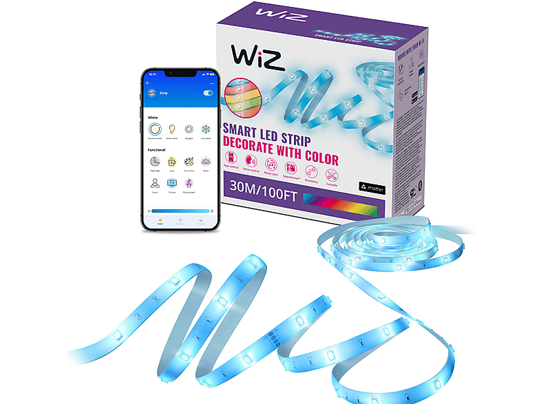 WIZ RGB LED Lightstrip - 30 m Lichtleiste von WIZ