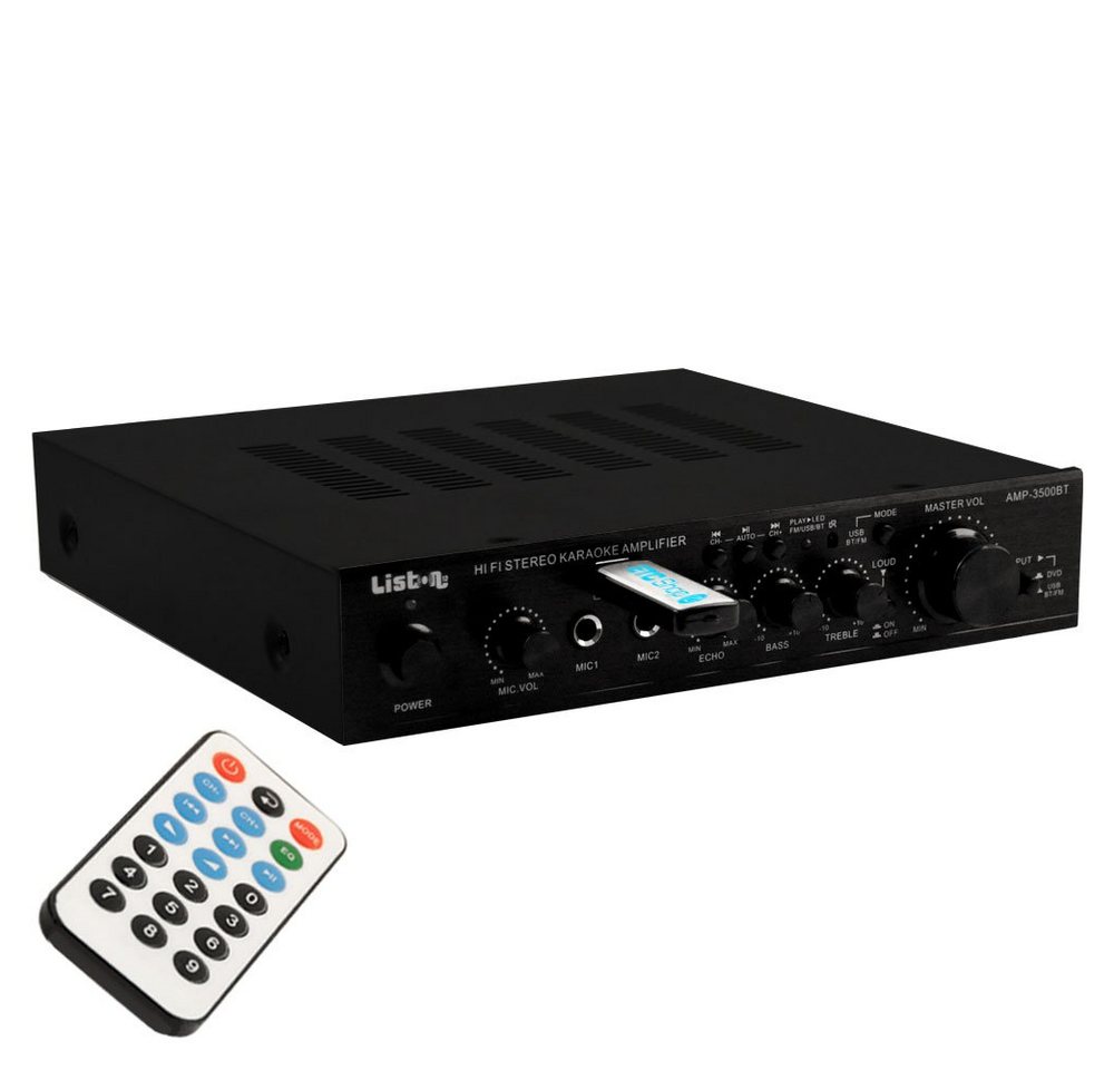 Liston12 Verstärker (Verstärker Hifi Receiver FM Radio Tuner Bluetooth USB MP3) von Liston12