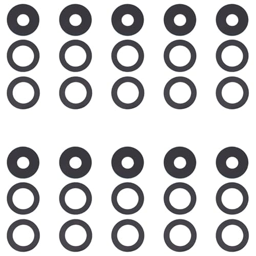 WJHZSPIVNAH Für Oppo Reno5 4G / RENO5 5G / RENO5 5K 10 PCS Back CAMERAINALING von WJHZSPIVNAH