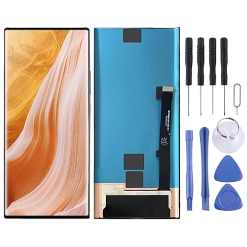 WJHZSPIVNAH Handy Reparaturteile AMOLED LCD -Bildschirm für ZTE Axon 40 Ultra 5G A2023P / A2023PG Digitizer Vollbaugruppe (schwarz) von WJHZSPIVNAH