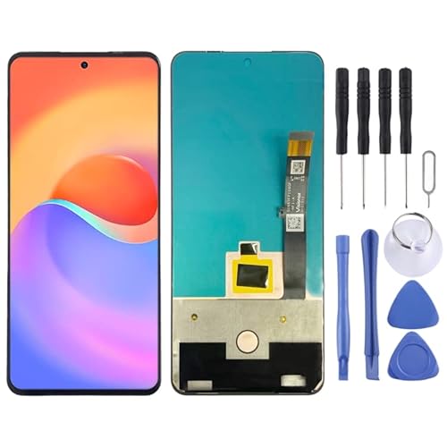 WJHZSPIVNAH Handy Reparaturteile AMOLED Material LCD -Bildschirm für ZTE S30 Pro A2122H mit Digitalisierer Vollbaugruppe (schwarz) von WJHZSPIVNAH