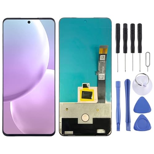 WJHZSPIVNAH Handy Reparaturteile AMOLED Material LCD -Bildschirm für ZTE Voyage 20 Pro 9040N mit Digitalisierer Vollbaugruppe (schwarz) von WJHZSPIVNAH