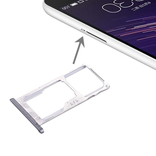 WJHZSPIVNAH Handy Reparaturteile Fr Meizu Meilan Metal SIM + SIM/Micro SD -Kartenschale WJHZSPIVNAH Handy Reparaturteile Fr Meizu Meilan Metal SIM + SIM/Micro SD -Kartenschale von WJHZSPIVNAH