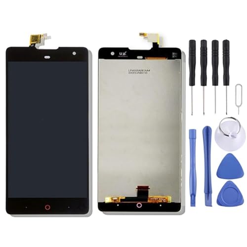 WJHZSPIVNAH Handy Reparaturteile OEM LCD -Bildschirm für ZTE Nubia Z7 MAX / NX505J mit Digitalisierer Vollbaugruppe (schwarz) von WJHZSPIVNAH