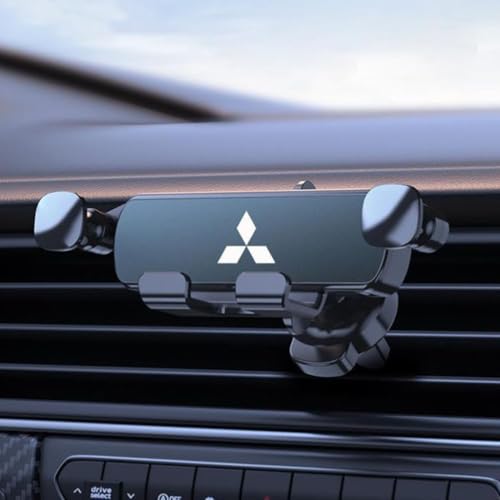 WJWZZGYL Auto-Telefonhalterung für Mitsubishi Emeraude Endeavor/Eclipse Cross,Drehbare Kfz Handyhalter Stabilisieren Kratzschutz Anti-Shake Halterung Auto Zubehör,A von WJWZZGYL