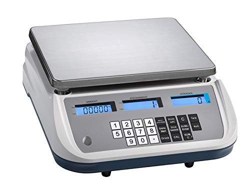 Zählwaage WKA LZ - Inventurwaage - Stückzählwaage - Schraubenwaage | Max. 30 kg | Teilung 1 g von WKA