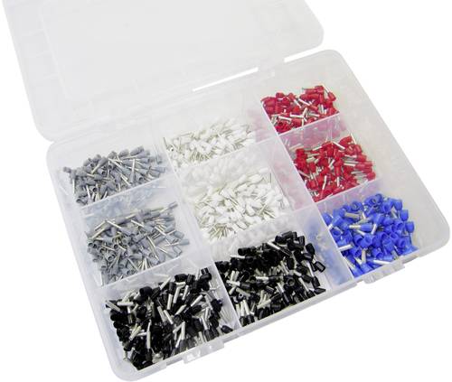 WKK 6299 Aderendhülsen-Sortiment 0.5 mm², 2.5mm² Teilisoliert 1St. von WKK