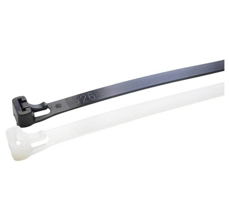 WKK Kabelbinder Lösbarer Kabelbinder 200x7.6mm Lösbar, UV-stabilisiert, beständig gegen Öl, beständig gegen Lösungsmi von WKK