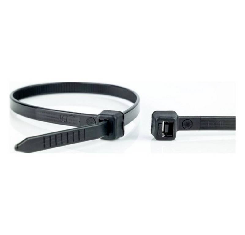 WKK Kabelbinder WKK 120124071 120124071 Kabelbinder 200 mm 3.60 mm Schwarz Hitzestabil (120124071) von WKK
