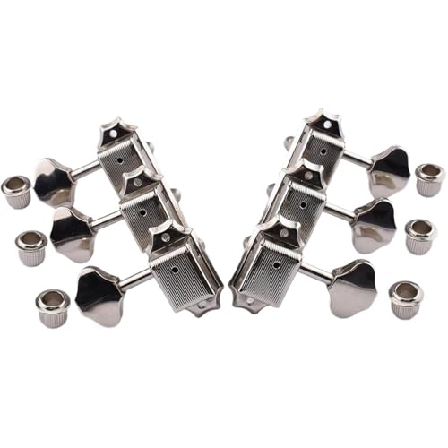 Gitarre Brücke Teile 1 Set Gitarrenmechaniken Stimmgeräte Kunststoffknopf Gitarre Brücke Teile 1 Set Gitarrenmechaniken Stimmgeräte Kunststoffknopf von WKRTGFHJ