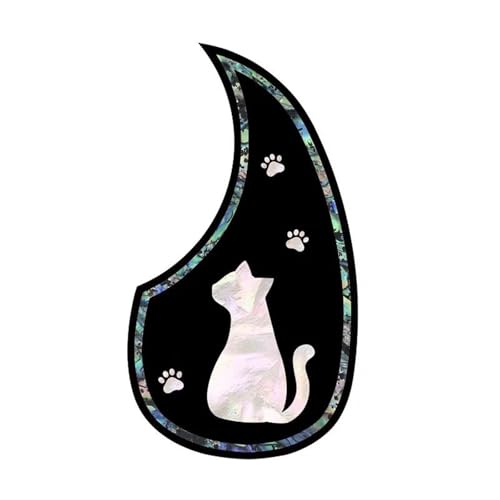 Gitarren-Golpeador Gitarren-Pickguard-Schutzfolie Kratzfester Pickguard-Aufkleber Für 41 40 38 39 Zoll Elektrische Akustikgitarre(3) von WKRTGFHJ