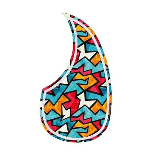 Gitarren-Golpeador Gitarren-Pickguard-Schutzfolie Kratzfester Pickguard-Aufkleber Für 41 40 38 39 Zoll Elektrische Akustikgitarre(8) von WKRTGFHJ