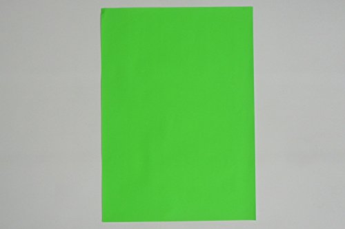 WKS Leuchtpapier NEON grün DIN A1, 90g/qm 50 Bogen tagesleuchtfarben einseitig von WKS