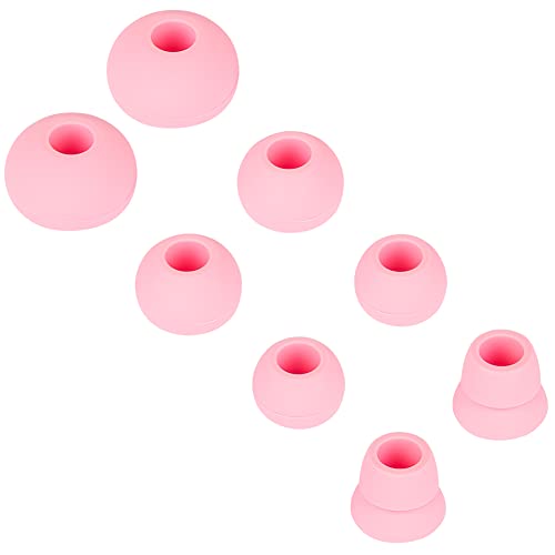 Dre Headphones Ersatz-Ohrstöpsel, Silikon, kompatibel mit Powerbeats 1/2/3 Wireless Beats (Rosa) von WKYMY