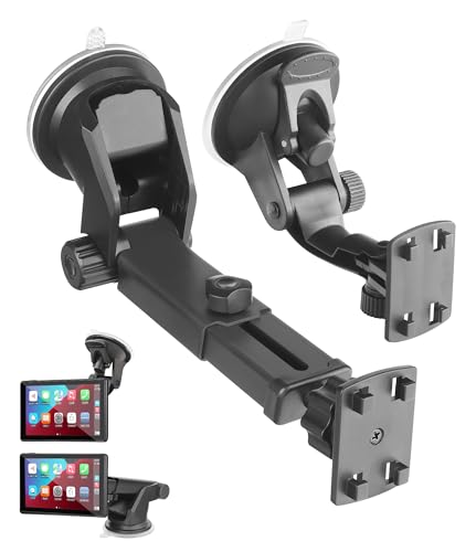 Carplay Halterung, 2 Stück Carplay Display Ständer für Carpuride, Auto Game Monitor Halterung, Universal Saugnapf Halterung für Apple Carplay, Tragbare Auto-Stereohalterung, Halterung Carplay Halterung, 2 Stück Carplay Display Ständer für Carpuride, Auto Game Monitor Halterung, Universal Saugnapf Halterung für Apple Carplay, Tragbare Auto-Stereohalterung, Halterung von WL-YBOPRO