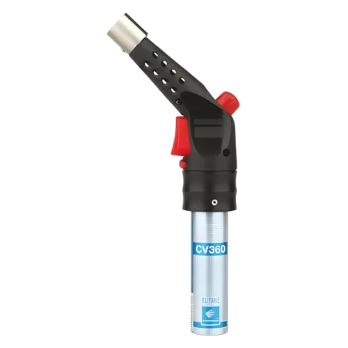 WLD-TEC Powerjet 2 Laborgasbrenner mit Gaskartuschenadapter und Edelstahlhalter von WLD-TEC