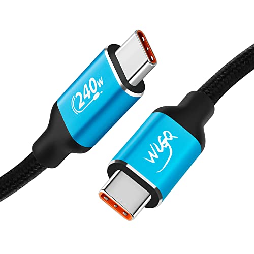 WLGQ PD240W 48V5A Kompatibel mit 100w 20V5A USB C auf USB C Kabellänge 0.5M, USB C-Typ Schnellladekabel TYP C auf TYP C Kabel von WLGQ