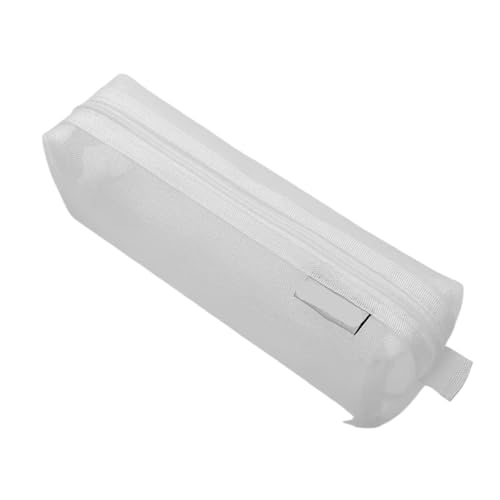 Beuteltasche 2 stücke Große Kapazität Tragbare Bleistift Tasche Transparent Bleistift Fall Einfache Lagerung Bleistift Box Büro Schule Liefert Schreibwaren Box FüR Stifte(White) von WLIHDB