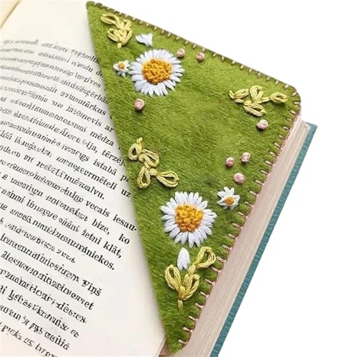 Gesticktes Lesezeichen Besticktes Ecklesezeichen, Vier Jahreszeiten, lustiges Lesezeichen, Dekoration, handgefertigt, individuell handgenäht for Kinder Gesticktes Lesezeichen Besticktes Ecklesezeichen, Vier Jahreszeiten, lustiges Lesezeichen, Dekoration, handgefertigt, individuell handgenäht for Kinder von WLIHDB