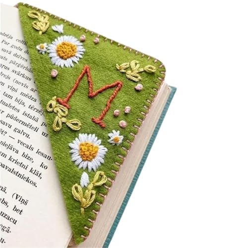 Gesticktes Lesezeichen Book Corner Lesezeichen Lesezeichen for Frauen Buchzubehör for Leseliebhaber Frühling Sommer Herbst und Winter Stickerei(Color 4) von WLIHDB