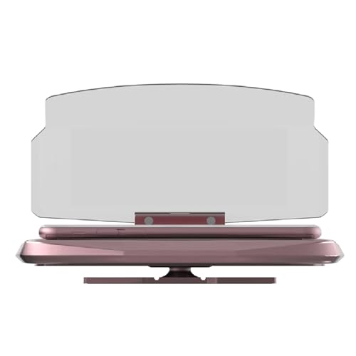 WLLKIY Auto Projektor Telefon Halter Universal Auto Head Up Display Navigation Reflektor Dashboard Telefon Halterung (Color : Pink) von WLLKIY