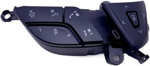 Multifunktions Lenkrad Schalter Tasten für Ford Mondeo,Auto-Lenkrad Tempomatschalter Multifunktionstasten,B/Bluetooth Switch von WLLLLa