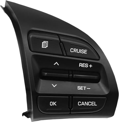 Multifunktions Lenkrad Schalter Tasten für Hyundai Elantra 1.4T 2016-2018 96720-F0140,Auto-Lenkrad Tempomatschalter Multifunktionstasten von WLLLLa