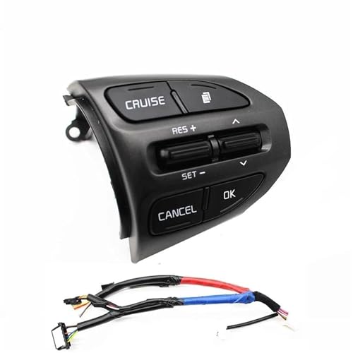 Multifunktions Lenkrad Schalter Tasten für Kia K5 Optima 2014 2015,Auto-Lenkrad Tempomatschalter Multifunktionstasten,C/Right von WLLLLa