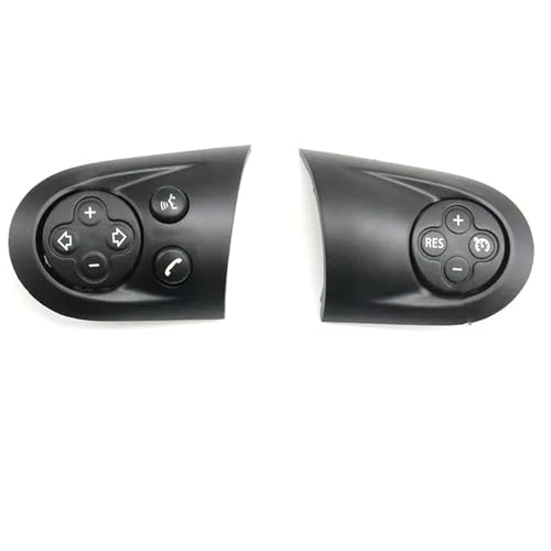 Multifunktions Lenkrad Schalter Tasten für MINI Cooper R55 R56 R57 R58 R59 R60 R61 2007-2014,Auto-Lenkrad Tempomatschalter Multifunktionstasten,A/2Pcs New von WLLLLa