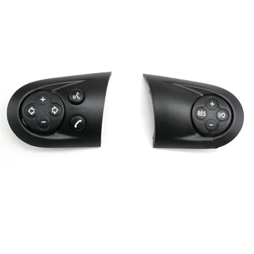 Multifunktions Lenkrad Schalter Tasten für MINI Cooper R55 R56 R57 R58 R59 R60 R61 2007-2014,Auto-Lenkrad Tempomatschalter Multifunktionstasten,B/2Pcs Old von WLLLLa