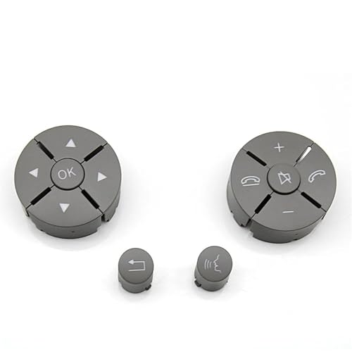 Multifunktions Lenkrad Schalter Tasten für Mercedes Benz C GLK E Class W204 W207 W212 X204 2008-2014 2048210351,Auto-Lenkrad Tempomatschalter Multifunktionstasten,B/Onecolor. von WLLLLa