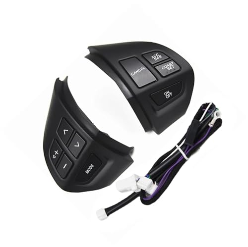 Multifunktions Lenkrad Schalter Tasten für Mitsubishi ASX Lancer 2007-2014,Auto-Lenkrad Tempomatschalter Multifunktionstasten,A/One Size von WLLLLa