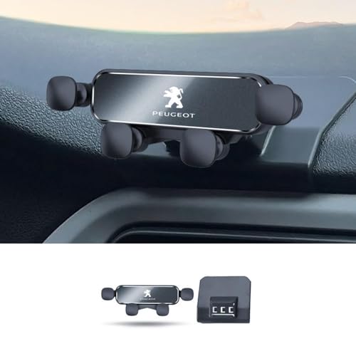 WLLLLa Autotelefon Halter für Auto Entlüftung Autotelefon Halterung 360 ° Drehung Handy Halterung für Peugeot 301 2014 2015 2016 2017 2018 von WLLLLa