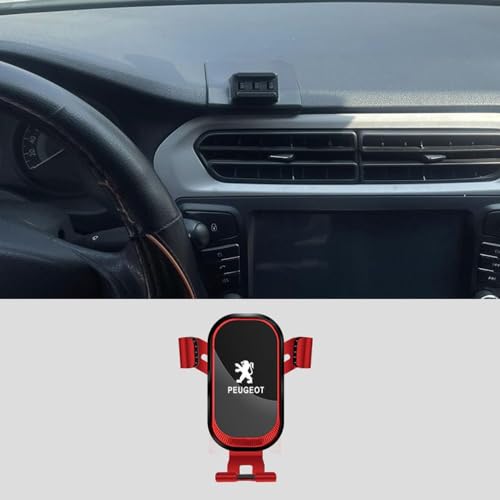 WLLLLa Autotelefon Halter für Auto Entlüftung Autotelefon Halterung 360 ° Drehung Handy Halterung für Peugeot 301 2014 2015 2016 2017 2018 von WLLLLa