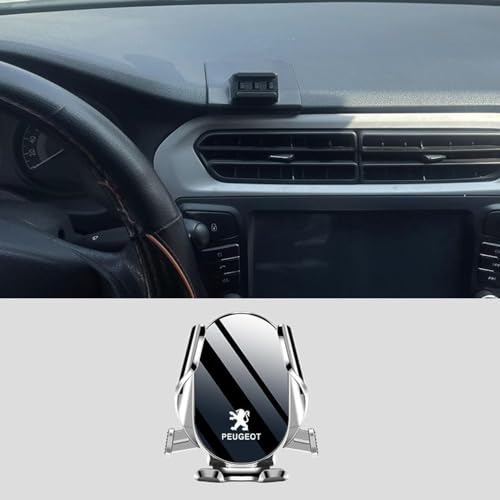 WLLLLa Autotelefon Halter für Auto Entlüftung Autotelefon Halterung 360 ° Drehung Handy Halterung für Peugeot 301 2014 2015 2016 2017 2018 von WLLLLa