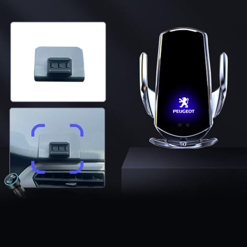 WLLLLa Autotelefon Halter für Auto Entlüftung Autotelefon Halterung 360 ° Drehung Handy Halterung für Peugeot 301 2014 2015 2016 2017 2018 von WLLLLa