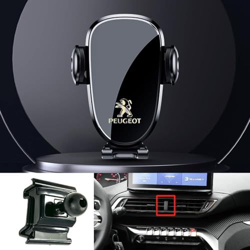 WLLLLa Autotelefon Halter für Auto Entlüftung Autotelefon Halterung 360 ° Drehung Handy Halterung für Peugeot 4008 2016 2017 2018 2019 2020 2021 2022 2023 2024 von WLLLLa