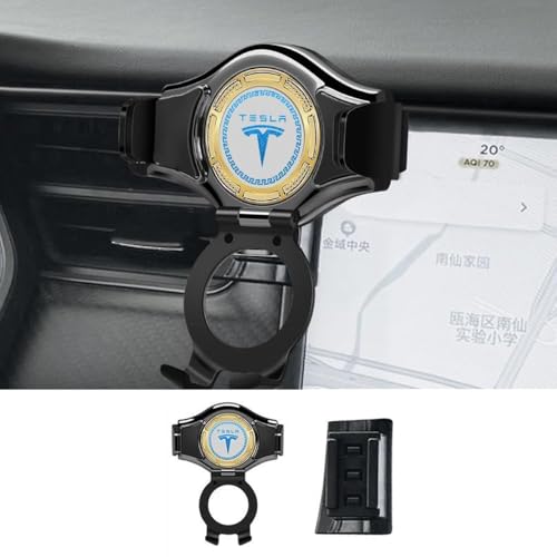 WLLLLa Autotelefon Halter für Auto Entlüftung Autotelefon Halterung 360 ° Drehung Handy Halterung für Tesla Model S 2014 2015 2016 2017 2018 2019 2020 2021 2022 2023 2024 WLLLLa Autotelefon Halter für Auto Entlüftung Autotelefon Halterung 360 ° Drehung Handy Halterung für Tesla Model S 2014 2015 2016 2017 2018 2019 2020 2021 2022 2023 2024 von WLLLLa