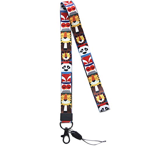 Schlüsselband Umhängeband mit, beidseitigem, vollfarbigem Druck, ideal für Schlüssel/kartenhalter/ MP3-Player/USB-Sticks (style 52) von WLOT