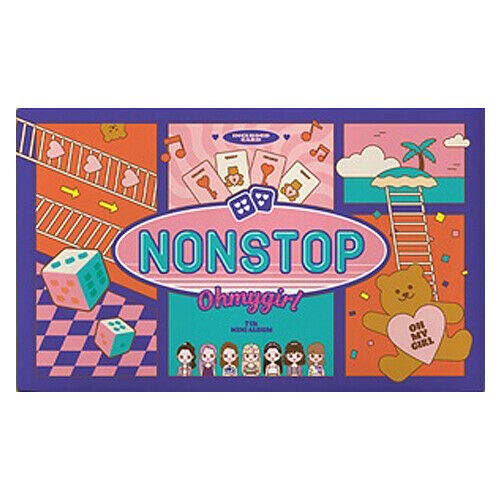 OH MY GIRL [NONSTOP] 7th Mini Album QUEST VER CD+Fotobuch+Karte+Spielbrett+Marke+TRACKING CODE K-POP SEALED von WM ENTERTAINMENT