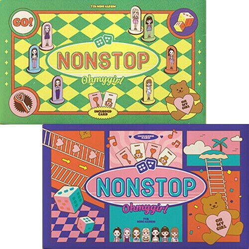 OH MY GIRL [NONSTOP] 7th Mini Album RANDOM VER CD+Fotobuch+Karte+Spielbrett+Marke+TRACKING CODE K-POP SEALED von WM ENTERTAINMENT
