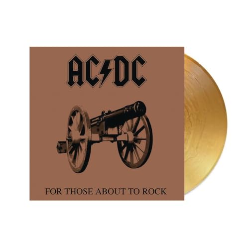 AC/DC - For Those About to Rock 50th Anniversary Exclusive Limited Gold Color Vinyl Rock LP von WM Excl