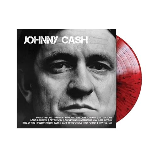 Johnny Cash ICON Country Exclusive Limited Red Color Vinyl LP von WM Excl