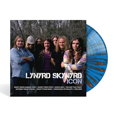 Lynyrd Skynyrd ICON Rock Exclusive Limited Green/Blue Splatter Color Vinyl LP von WM Excl